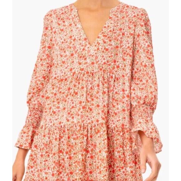 Tuckernuck Pomander Place Savannah Floral Kenzo Mini Dress •Women S• Tiered EXC - Picture 3 of 16
